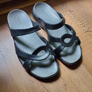 Croc sandals
